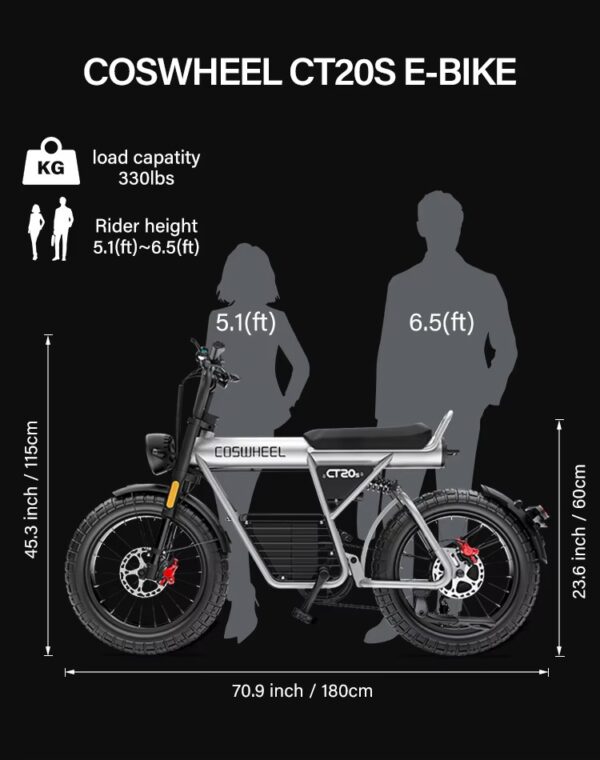 Coswheel CT20S 胖胎電動自行車